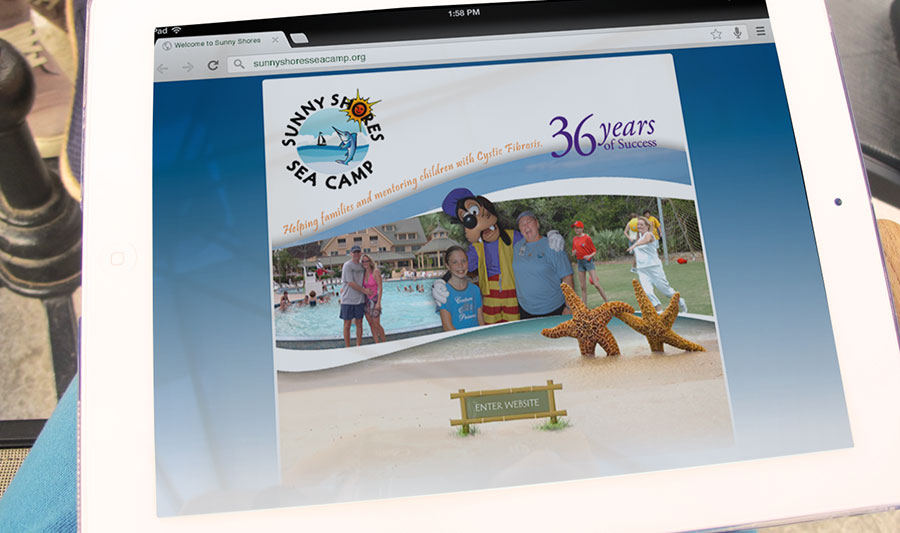 Sunny Shores Sea Camp website