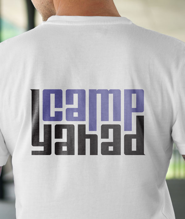 Camp Yahad t-shirts design