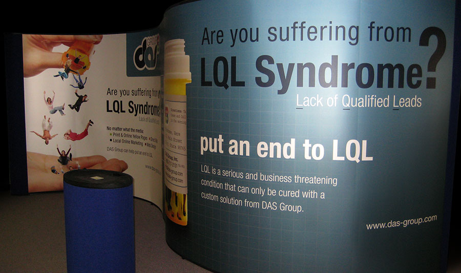 DAS LQL trade show display